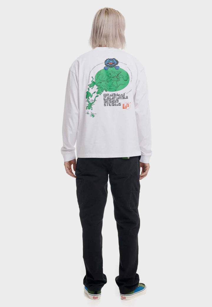 Permit Everything Long Sleeve T-Shirt - White