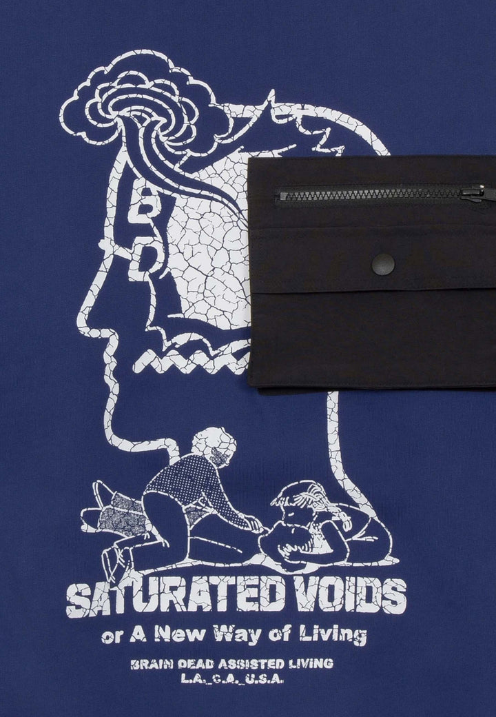 Saturated Voids Crew - vintage wash blue