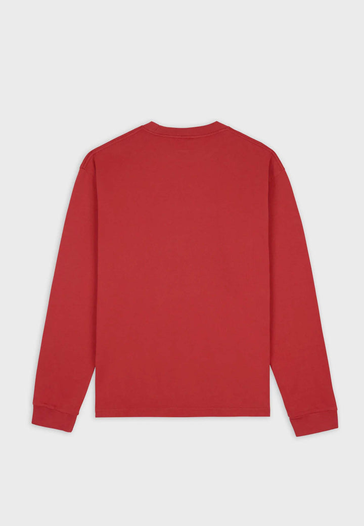 Telescopic Long Sleeve T-Shirt - Red