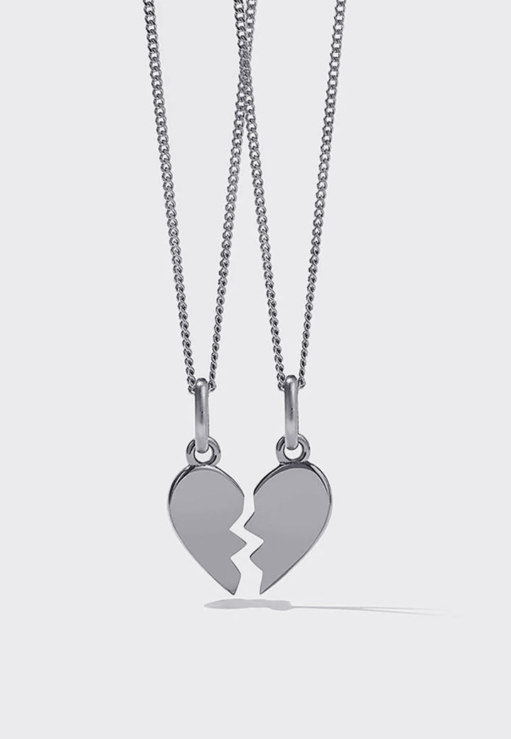 Broken Heart Charm Necklace