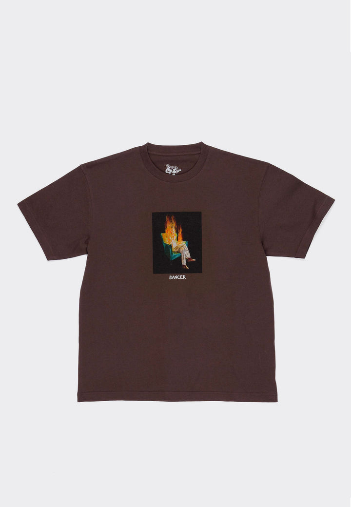 Burning T-Shirt - Brown
