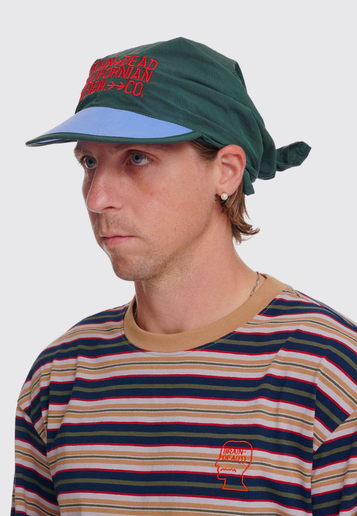 Californian Design Bandana Hat - Green