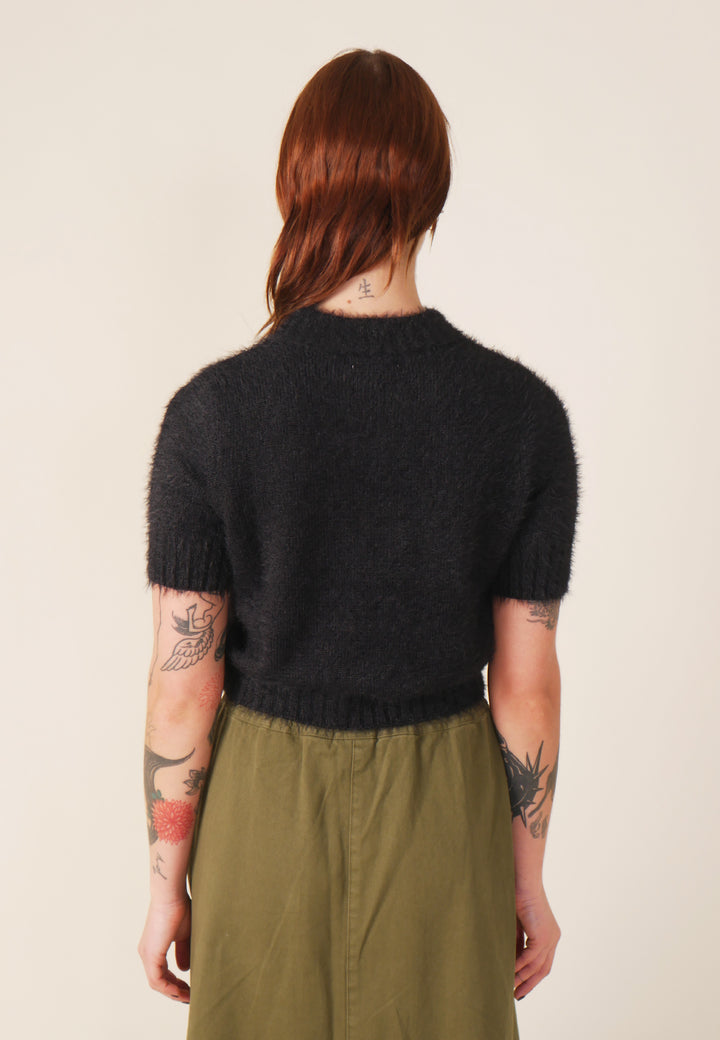 Kate Knit T-Shirt - Black