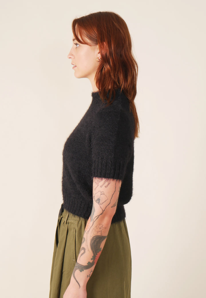 Kate Knit T-Shirt - Black