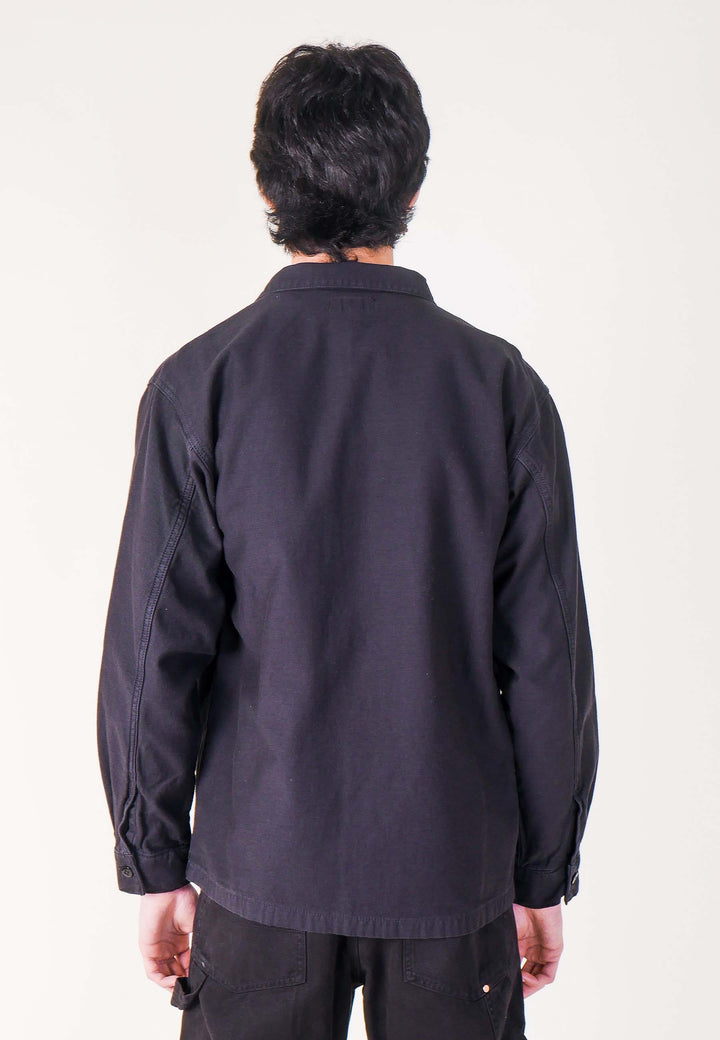 CPO Shirt - Black Sateen