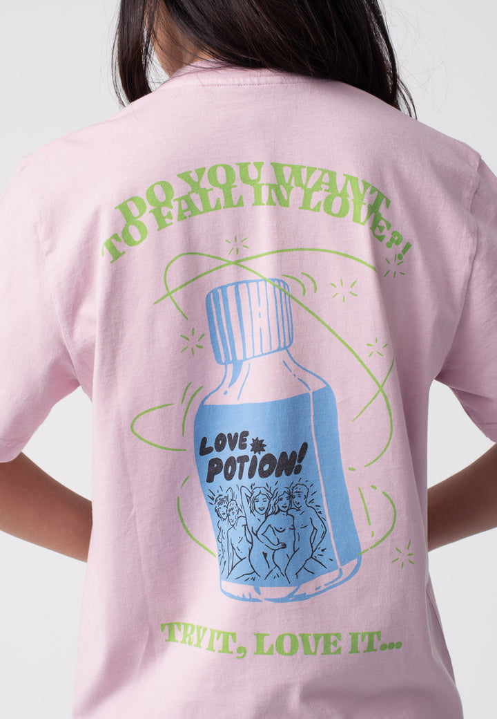 Love Potion! T-Shirt - washed pink