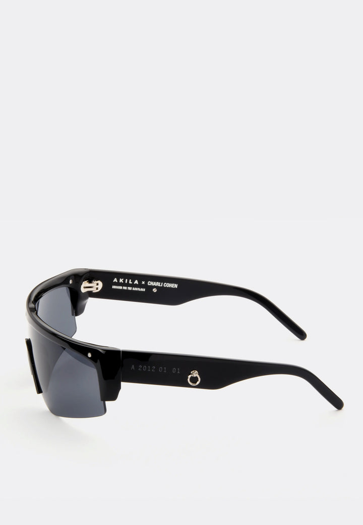 Charli Cohen Halo Sunglasses - black/black