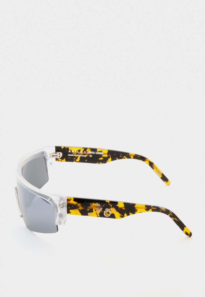 Charli Cohen Halo Sunglasses - clear/tortoise