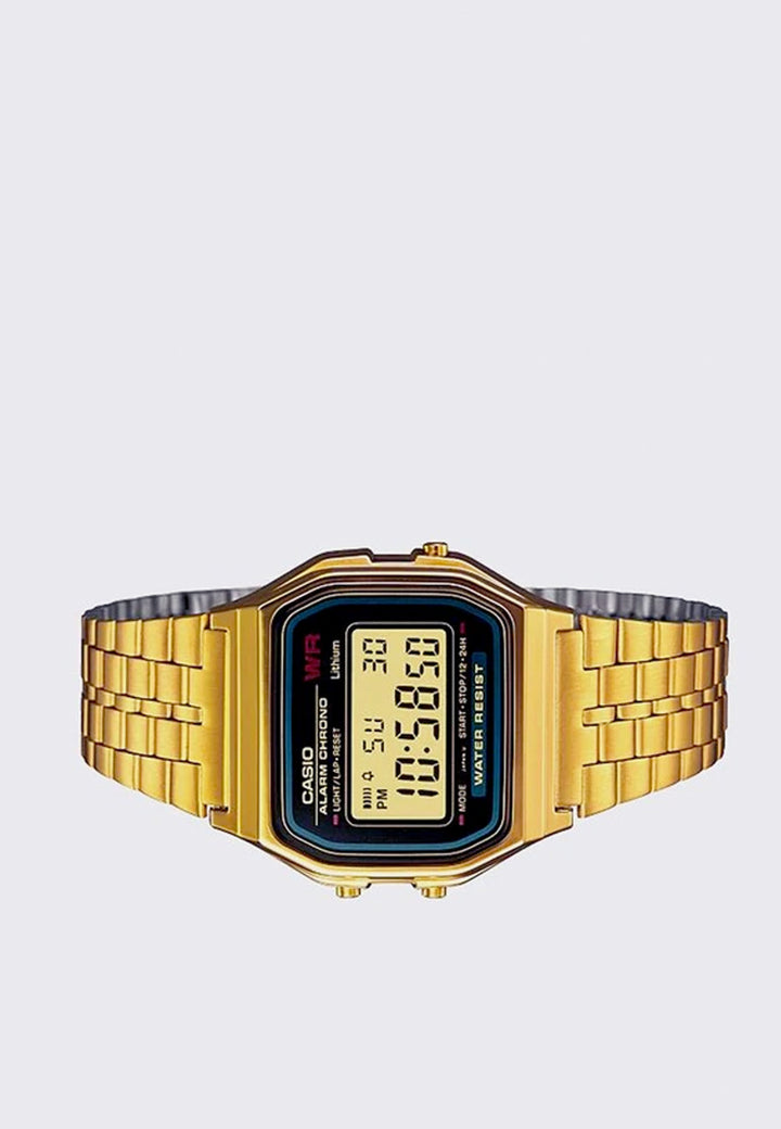 Casio Vintage Uhr Iconic Digitaluhr goldfarbend