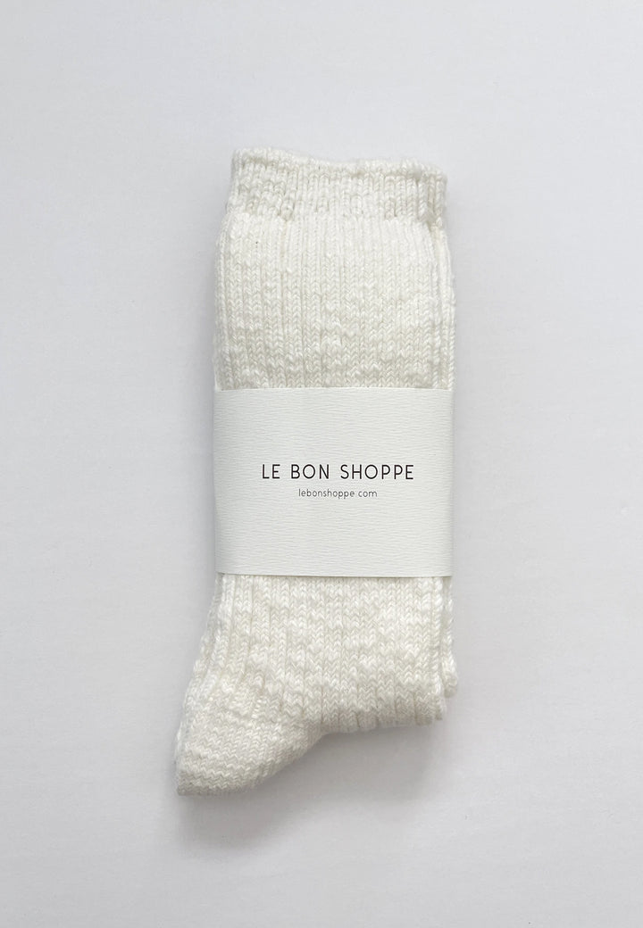 Cottage Socks - white linen