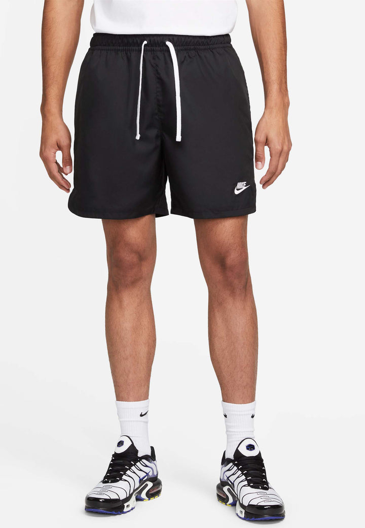 Men's Woven Lined Flow Shorts - black/white