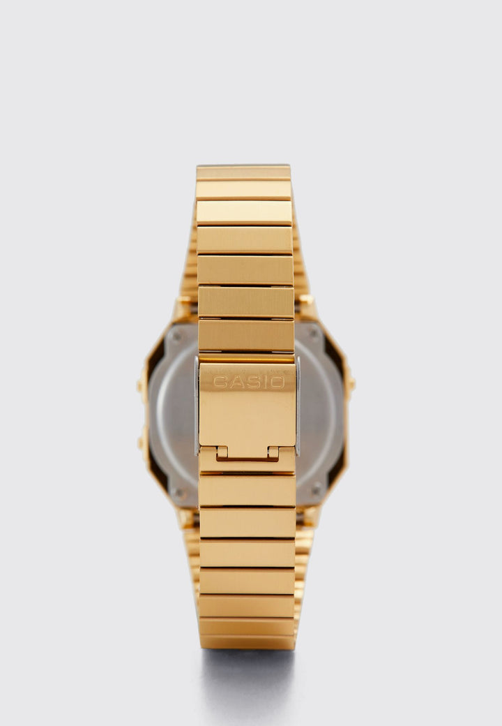 Digital Gents Vintage Watch (A700WG-9A) - Gold