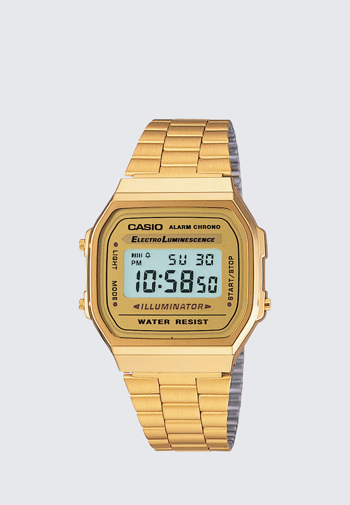 Digital Watch (A168WG-9W) - Gold