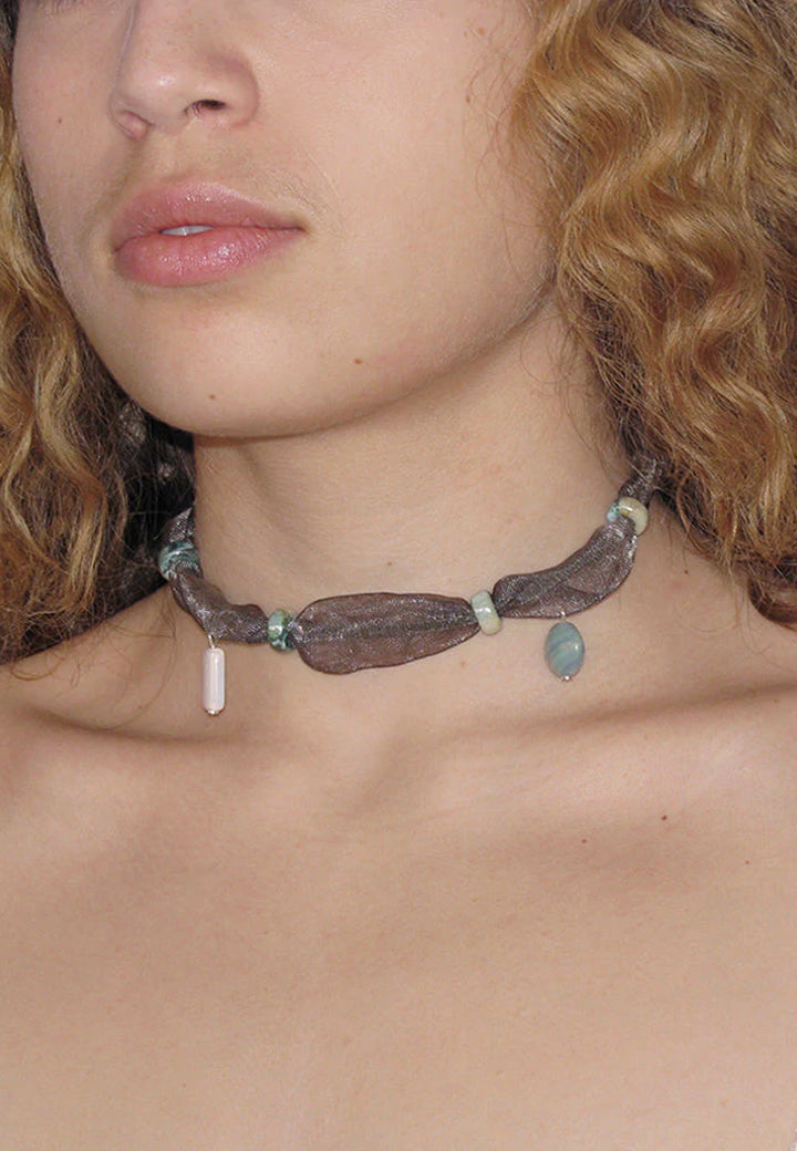 Esther Necklace - Grey