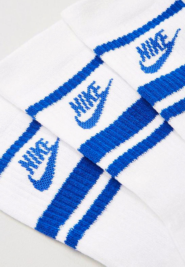 Everyday Essential Socks - White/Blue