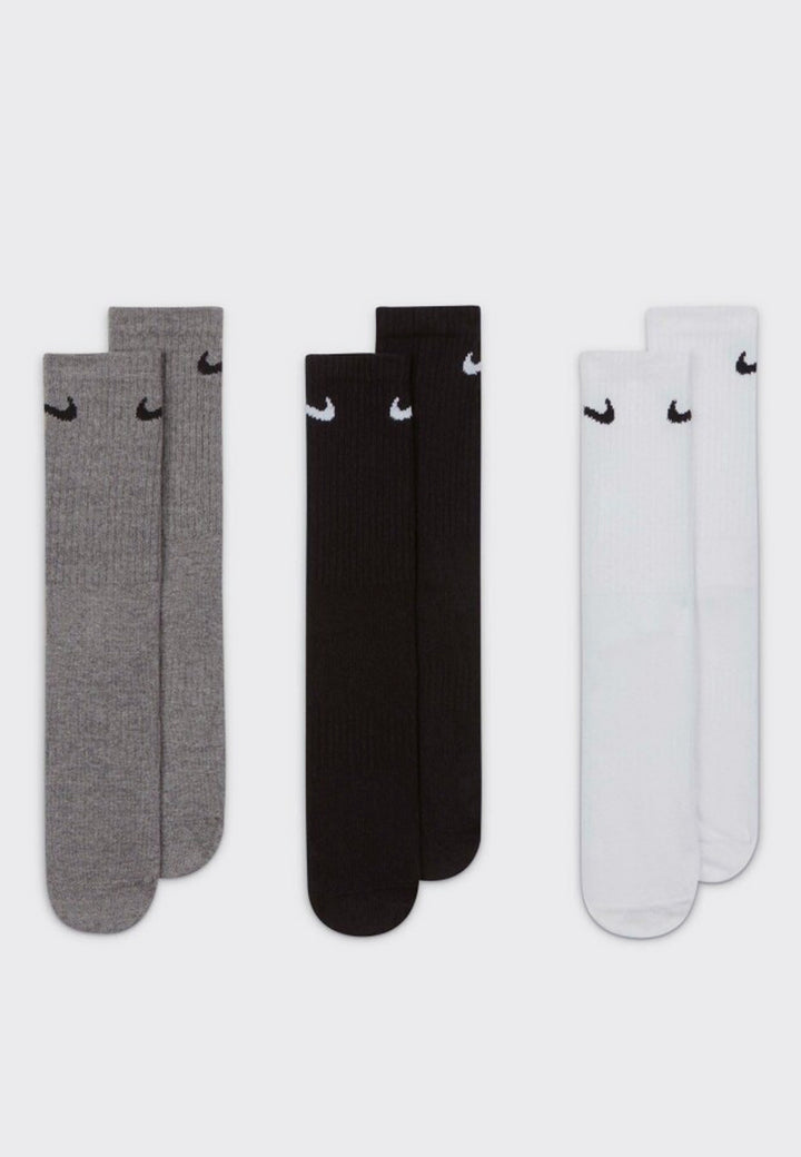 Everyday Socks 3 Pack - White/Black/Grey