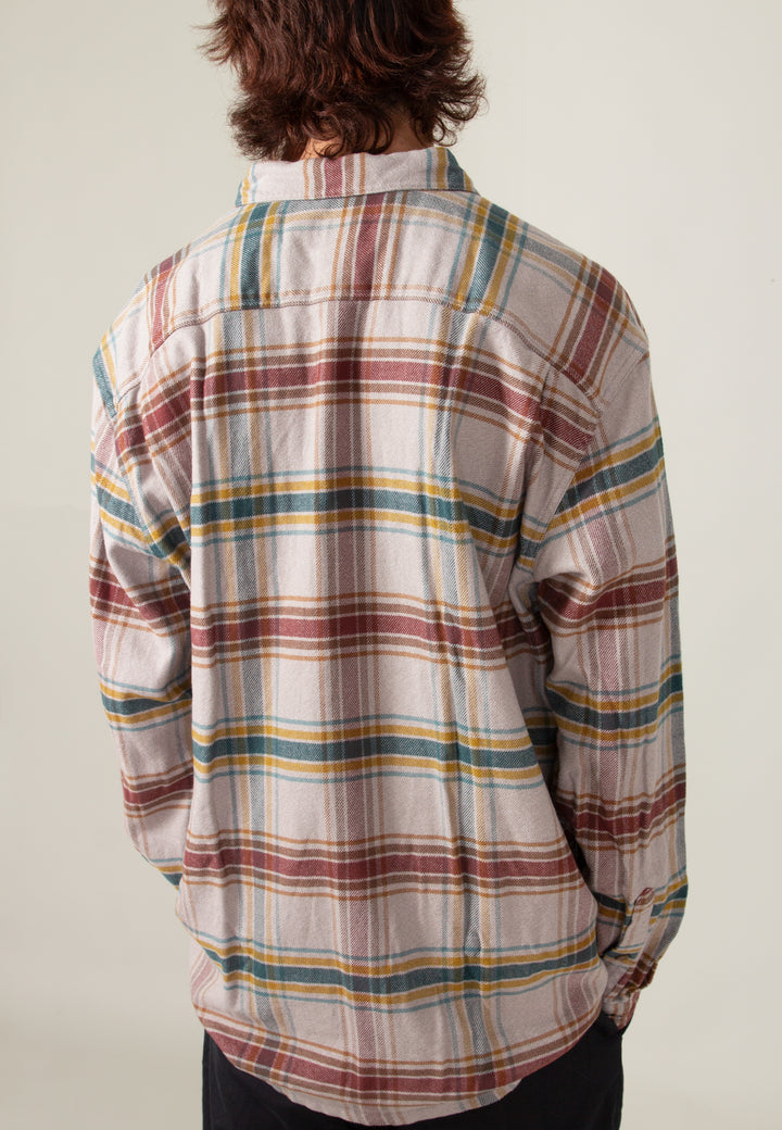 Fjord Flannel Shirt - feather grey