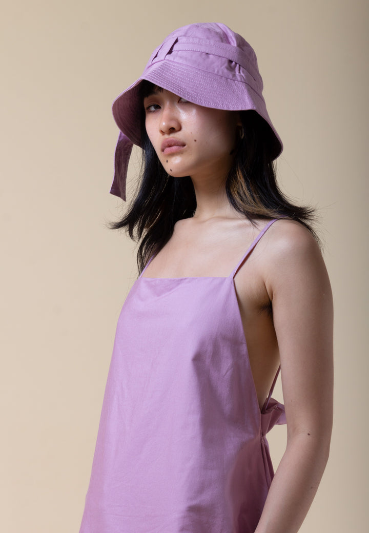 Garden Hat - lilac chambray