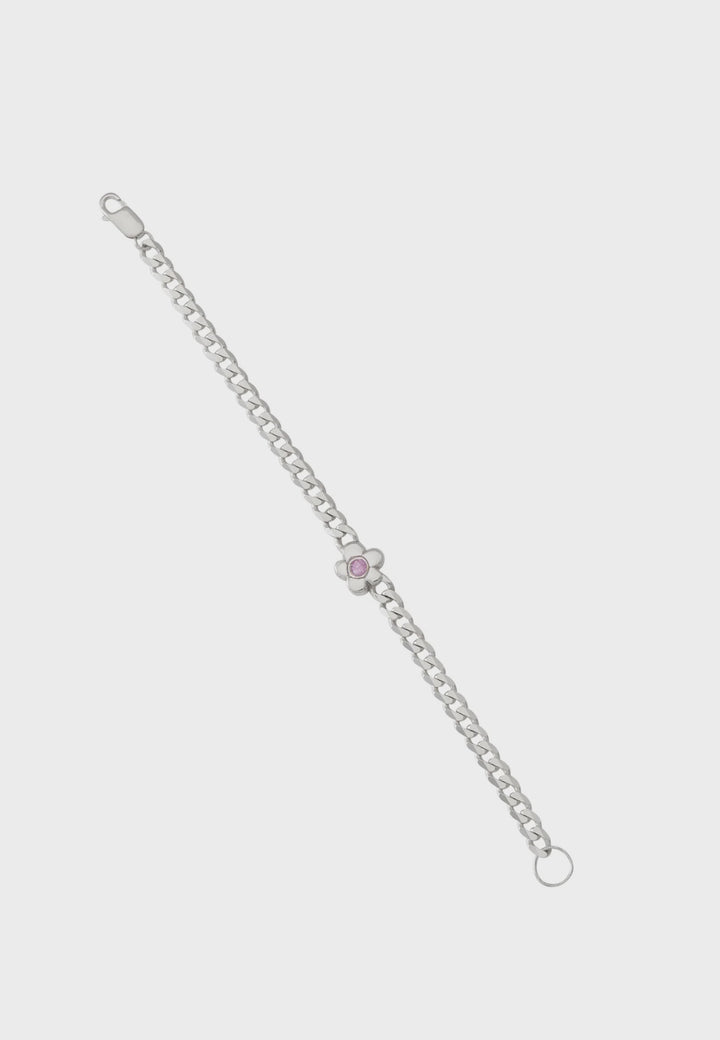 Flower Bracelet - Pink Sapphire