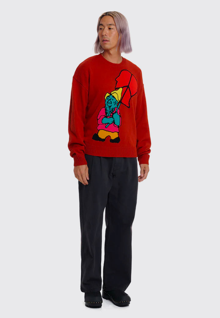 Gnome Sweater - Terracotta