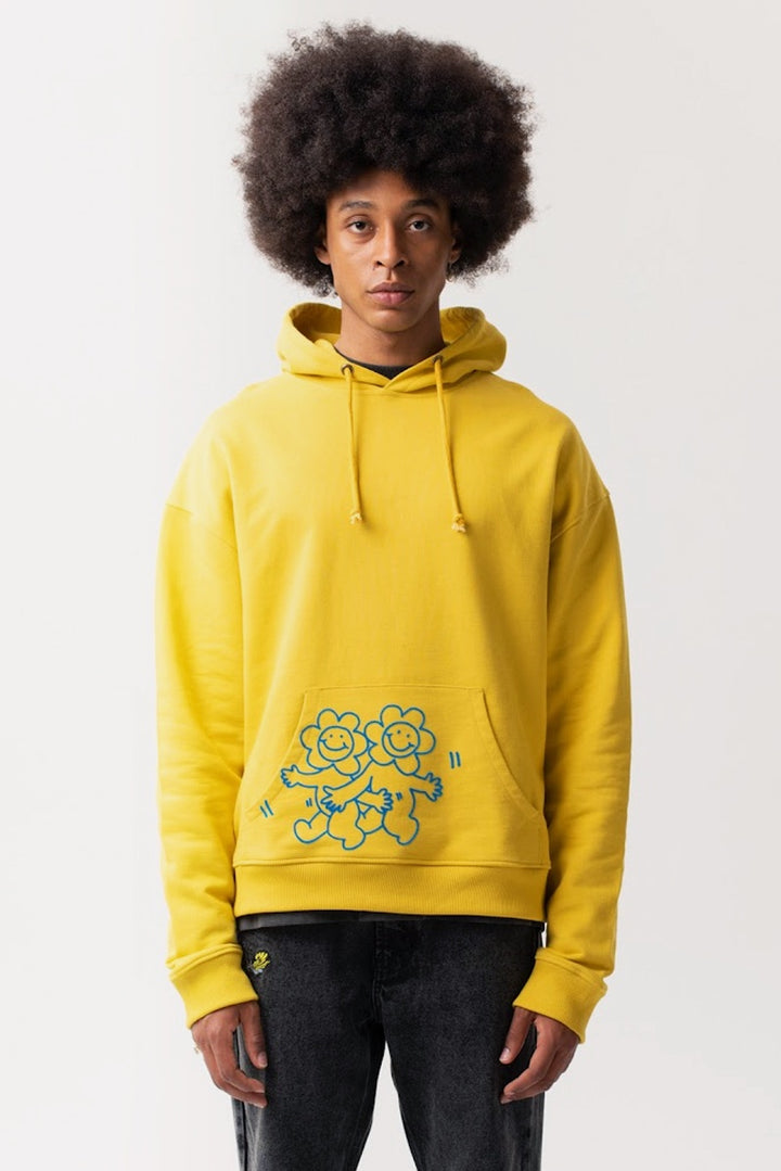 Grow Your Love Hoodie - washed mustard