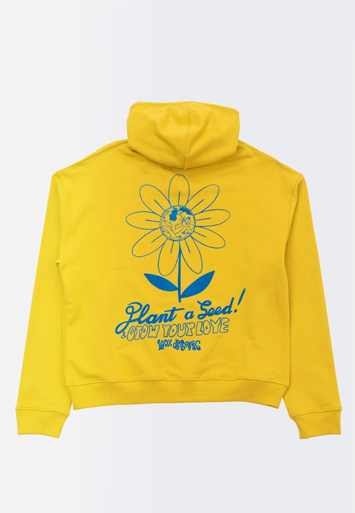 Grow Your Love Hoodie - washed mustard