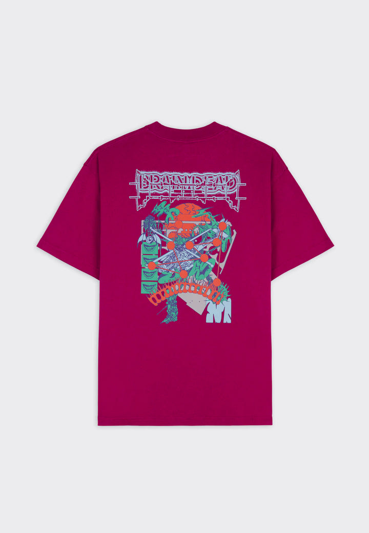 Helicopter T-Shirt - Maroon