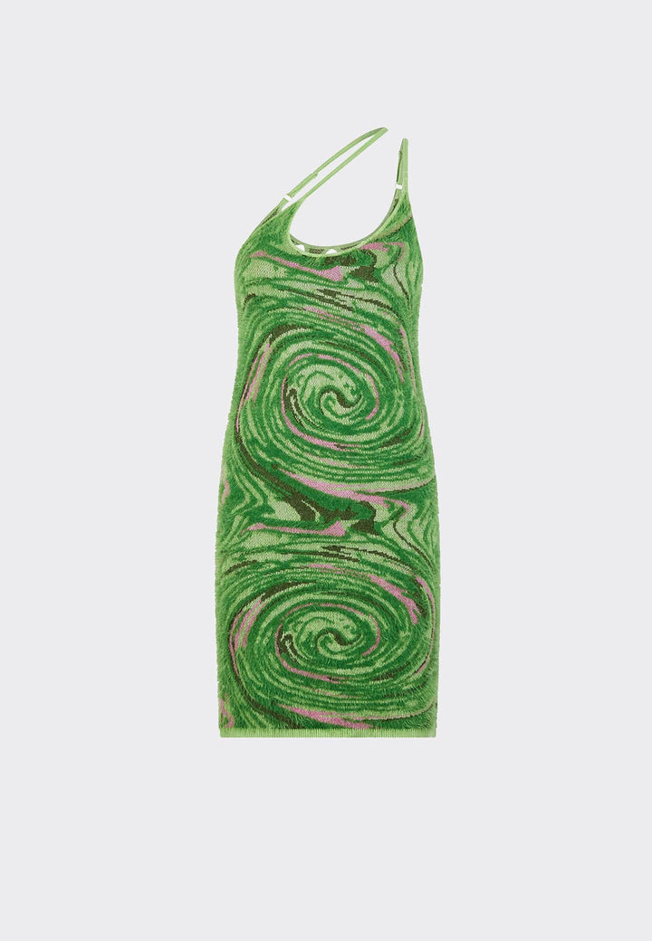 Hot Springs Hockney Dress - Grass Green