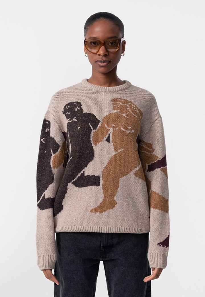 In-Depends Day Knit Crew Neck - Beige