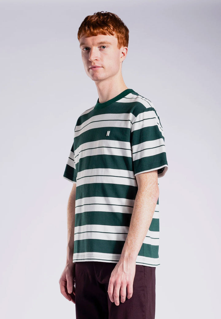 Johannes Varsity Stripe T-Shirt - Varsity Green