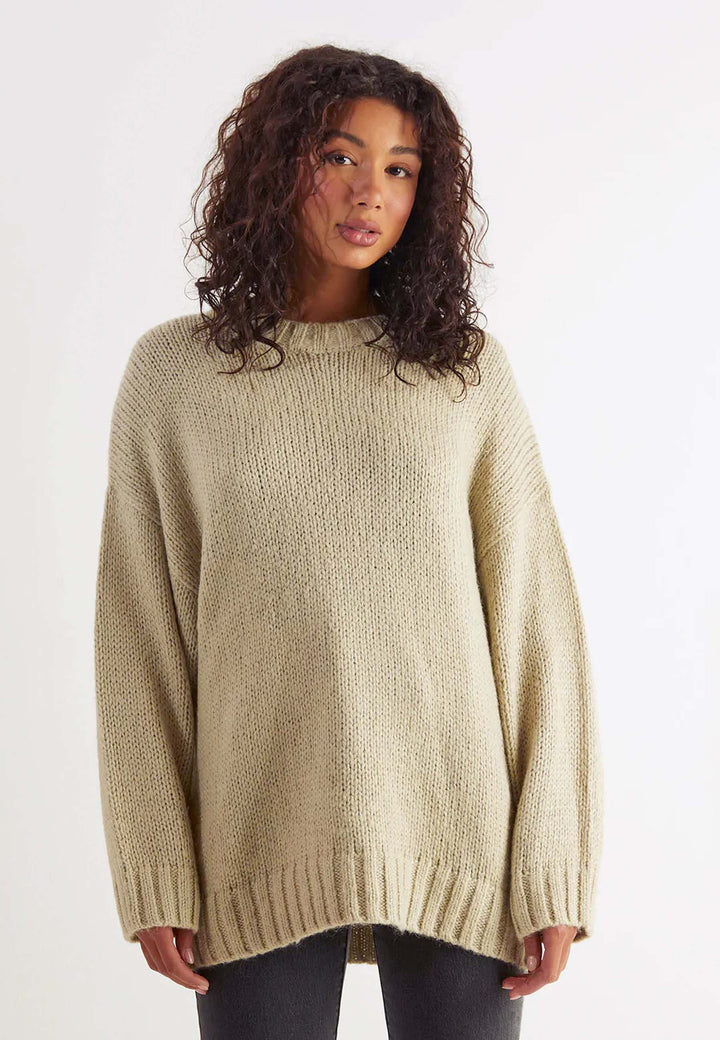 Super Slouch Sweater - Cement
