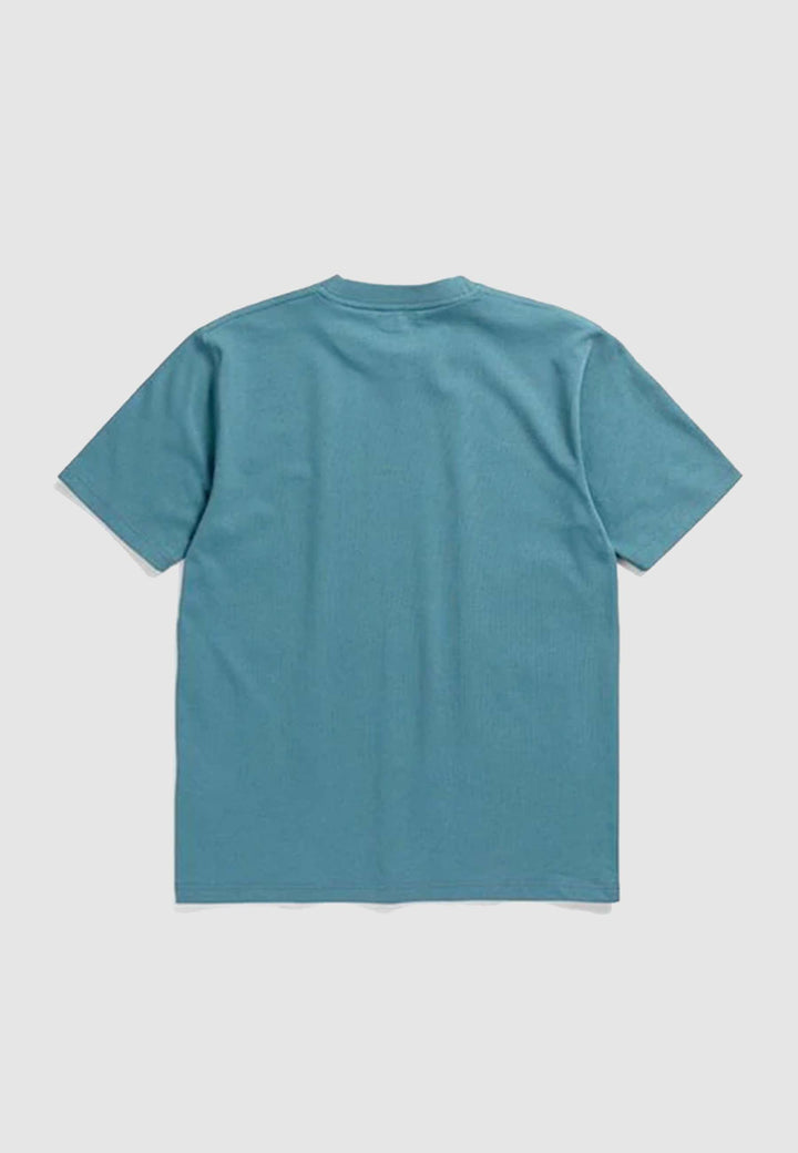 Johannes Heavy Logo T-Shirt - sea blue
