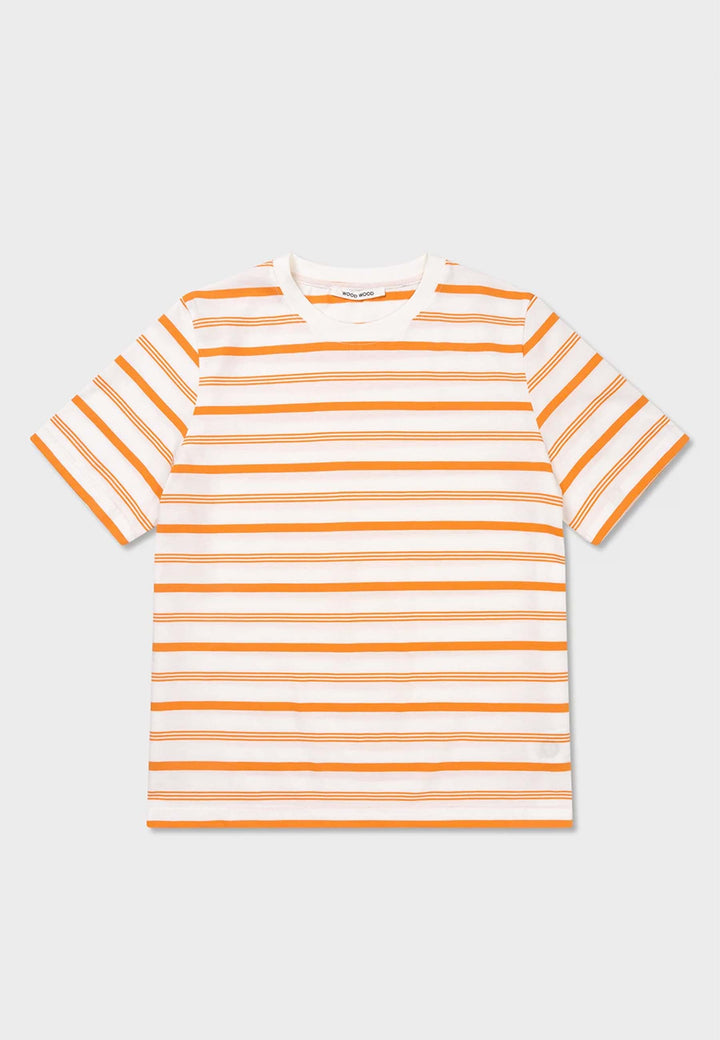Alma Stripe T-Shirt - dusty orange
