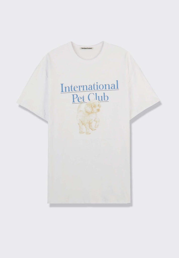 Pet Club Cotton T-Shirt - white