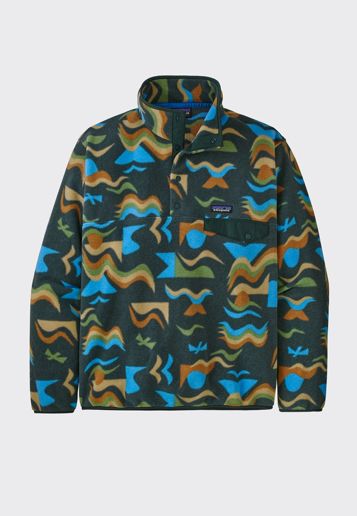 Lightweight Synchilla Snap-T Pullover - arctic collage/northern green