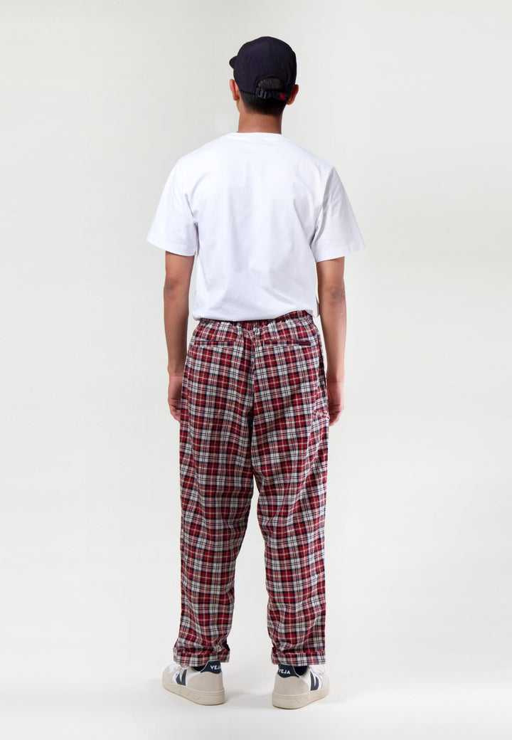 Linen Cotton Resort Pants - madras