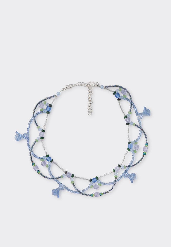 Linzi Necklace - Soft Blue