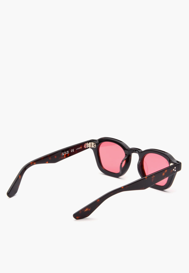 Logos Sunglasses - tortoise acetate/rose