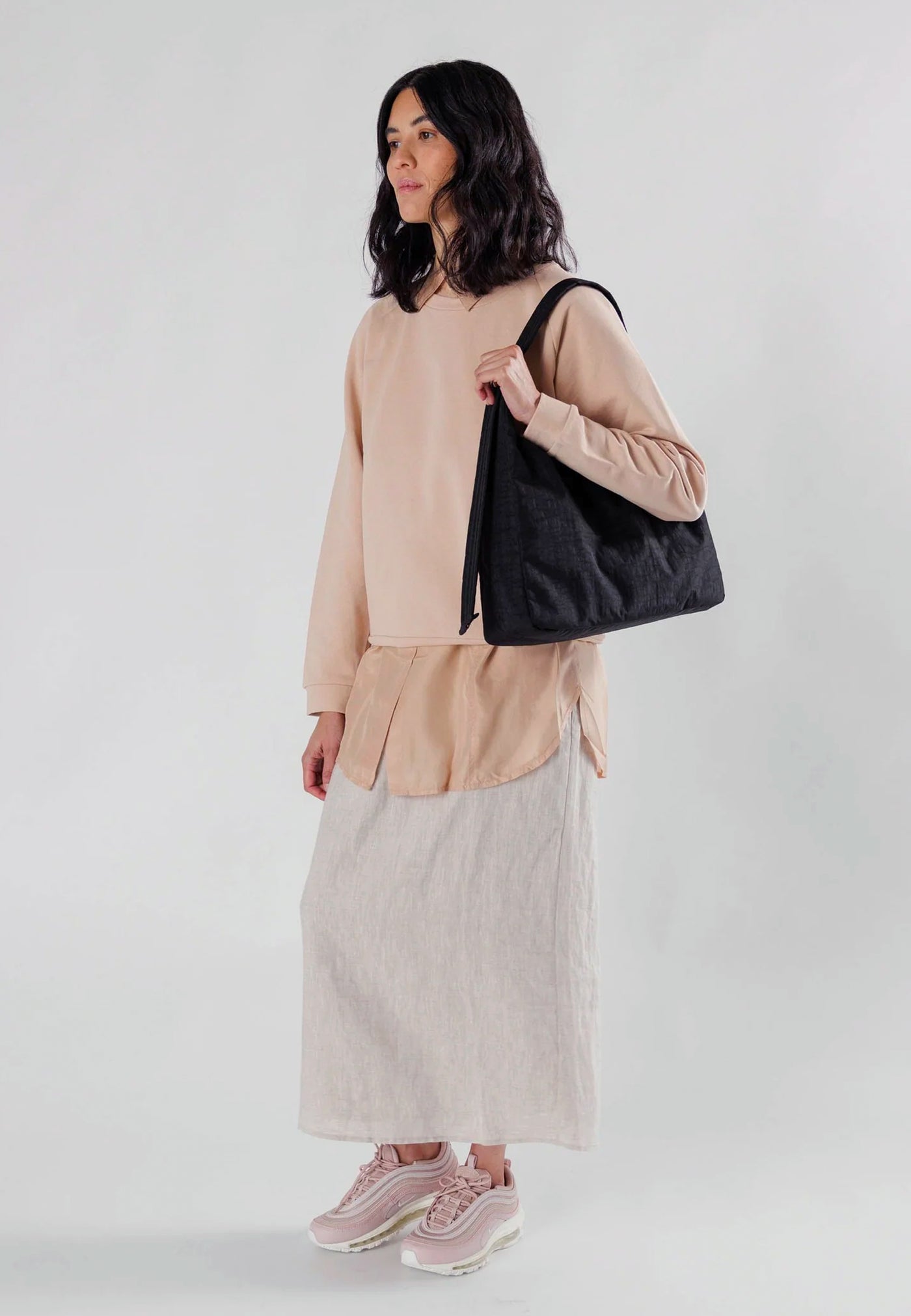 Baggu | Buy Nylon Shoulder Bag - Black online | Good As Gold, NZ