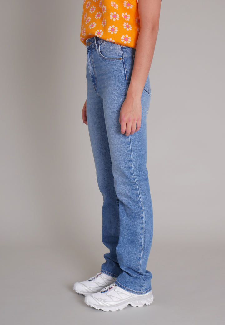 Original Straight Long Jeans - brad blue