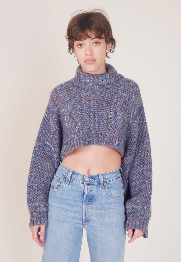 Floss Knit - blueberry mousse