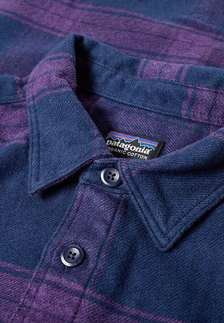 Fjord Flannel Shirt - burwood purple