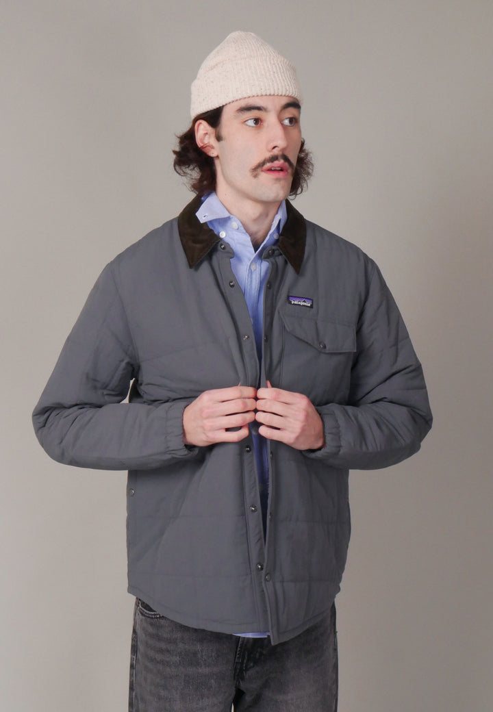 Isthmus Quilted Shirt Jacket - forge grey