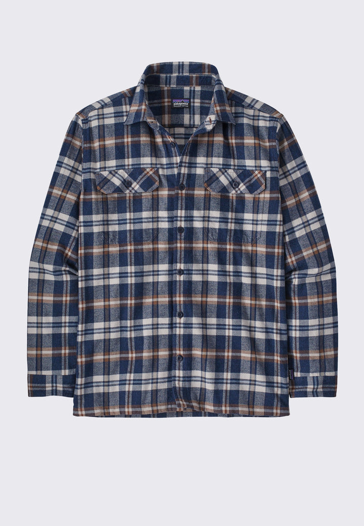 L/S Organic Cotton MW Fjord Flannel Shirt - New Navy