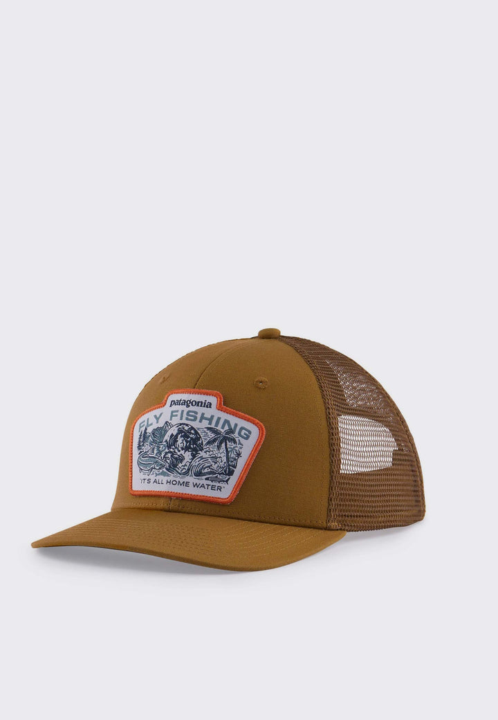 Take A Stand Trucker Hat - bear brown/all home water