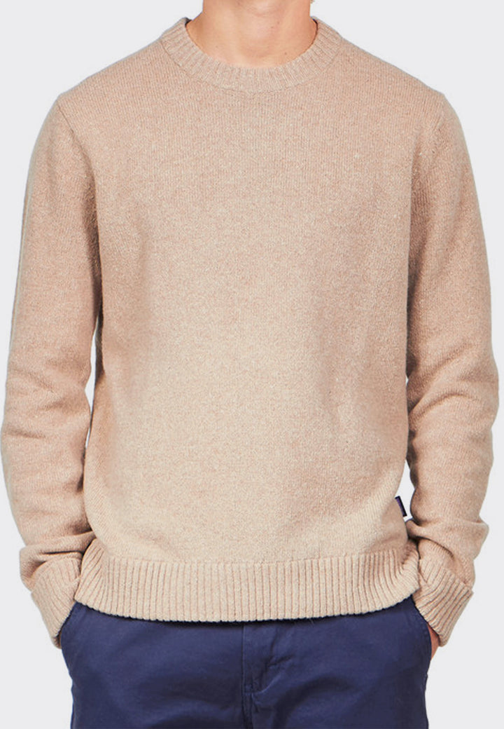 Recycled Wool Sweater - el cap khaki