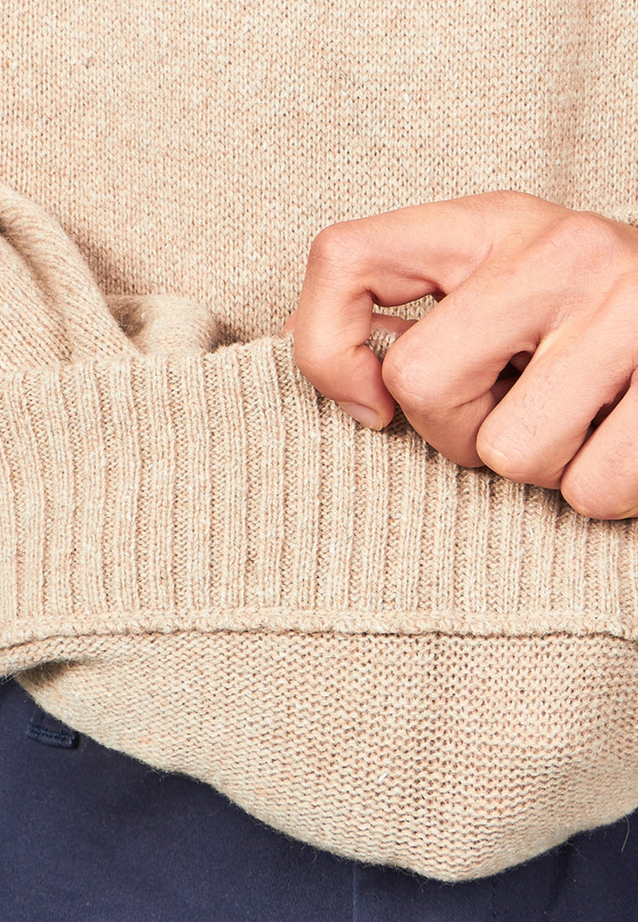 Recycled Wool Sweater - el cap khaki