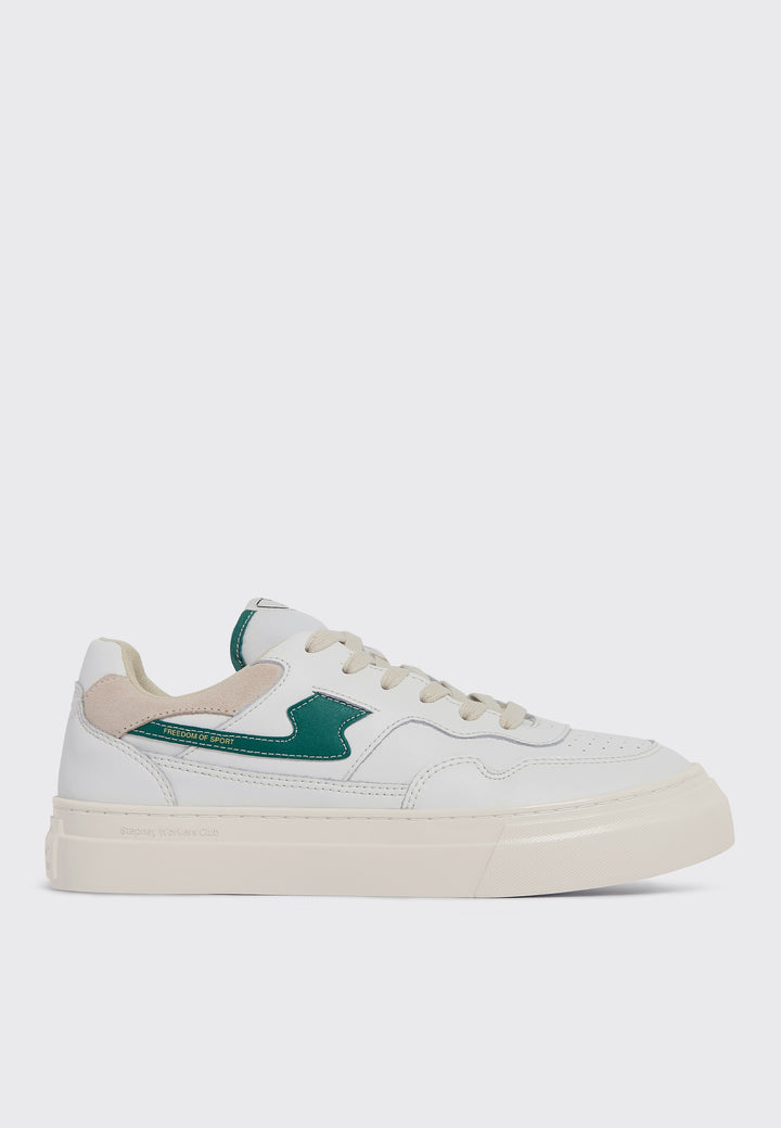 Pearl S-Strike Leather - White/Green