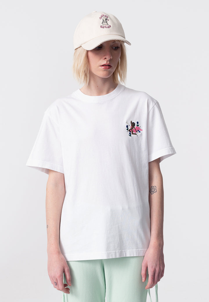 Pussy Peony T-Shirt - White