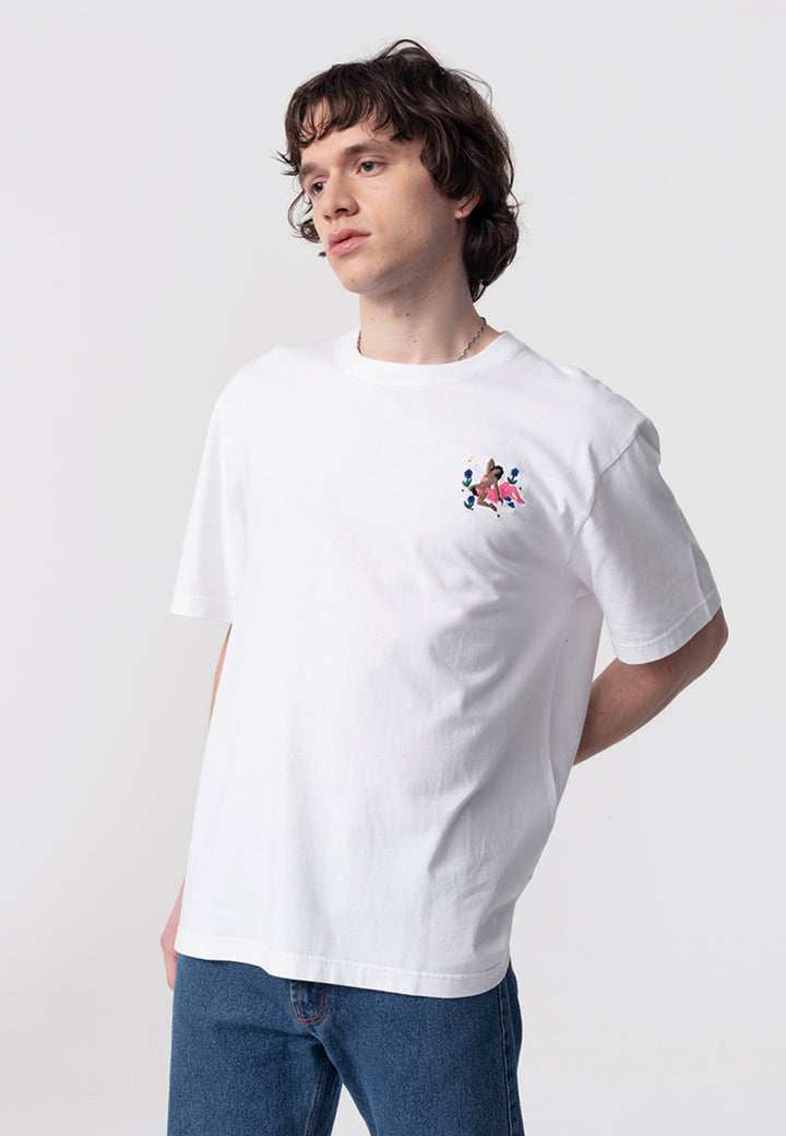 Pussy Peony T-Shirt - White